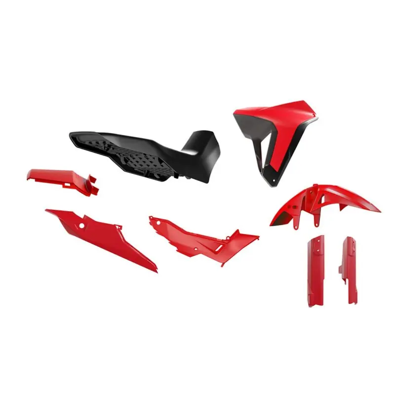 RACETECH (RTECH) KOMPLET PLASTIKÓW Z SIEDZENIEM REVOLUTION HONDA XL 750 TRANSALP ‘23- ‘25 KOLOR CZERWONY / CZARNY Zamów dziś