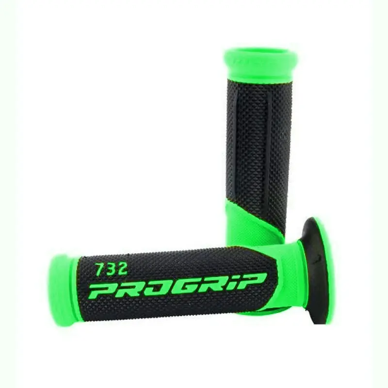 Niska cena PROGRIP MANETKI PG732 ROAD (22+25MM, DŁ.125MM) KOLOR ZIELONY FLUO/CZARNY (DWUSKŁADNIKOWE) (732-295) (PG732/10)
