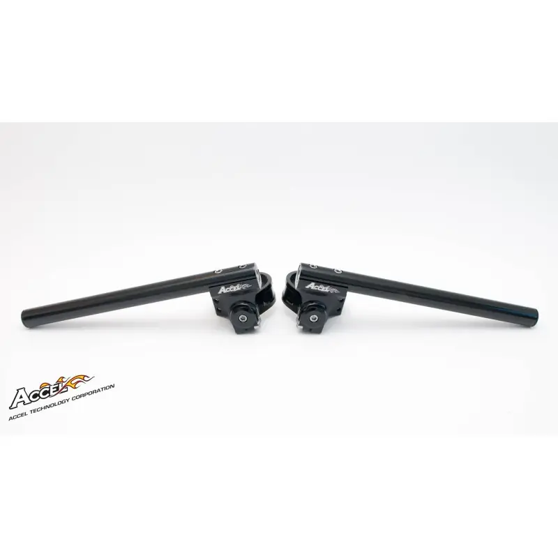 Ograniczona ilość ACCEL KIEROWNICA DWUCZĘŚCIOWA REGULOWANA STREET CLIP-ON UCHWYT 55MM KOLOR CZARNY