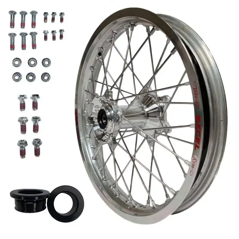 REX WHEELS (EXCEL) PROMOCJA KOMPLETNE KOŁO TYLNE 18 CALI 18-2,15 YAMAHA YZF 250/450 ‘ 09-, SREBRNA OBRĘCZ / SREBRNA PIASTA / SREBRNE SZPRYCHY / SREBRNA NYPLE Dodaj do koszyka