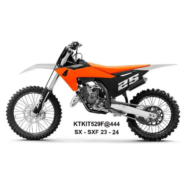 Wysoka jakość UFO KOMPLET PLASTIKÓW (FULL KIT) Z OSŁONAMI TELESKOPÓW (AMORTYZATORÓW) KTM SX 125 / 250 / 300 TBI ‘23- ‘24, SX-F 250 / 350 / 45