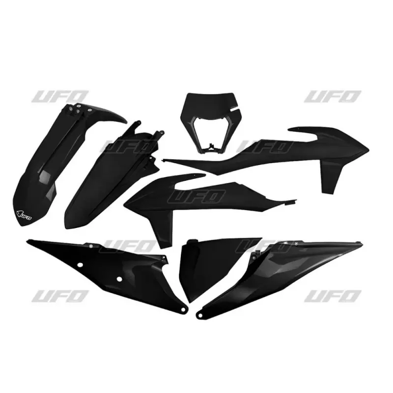 Bestseller UFO KOMPLET PLASTIKÓW KTM EXC 125 ‘20- ‘21, EXC 250 / 300 TPI ‘20- ‘23, EXC-F 250 / 350 / 450 / 500 ‘20- ‘23 Z OSŁONĄ LAMPY K