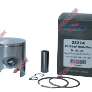 Zniżka VERTEX TŁOK POLINI, MINARELLI, YAMAHA 47,75MM SWORZEŃ 10MM (PIERŚCIENIE 53012004780 X 1 SZT.)