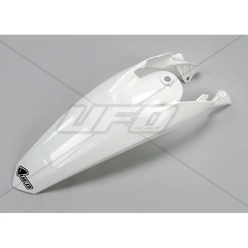 Bestseller UFO BŁOTNIK TYŁ KTM EXC ‘12- ‘16 (Z PINAMI) KOLOR BIAŁY