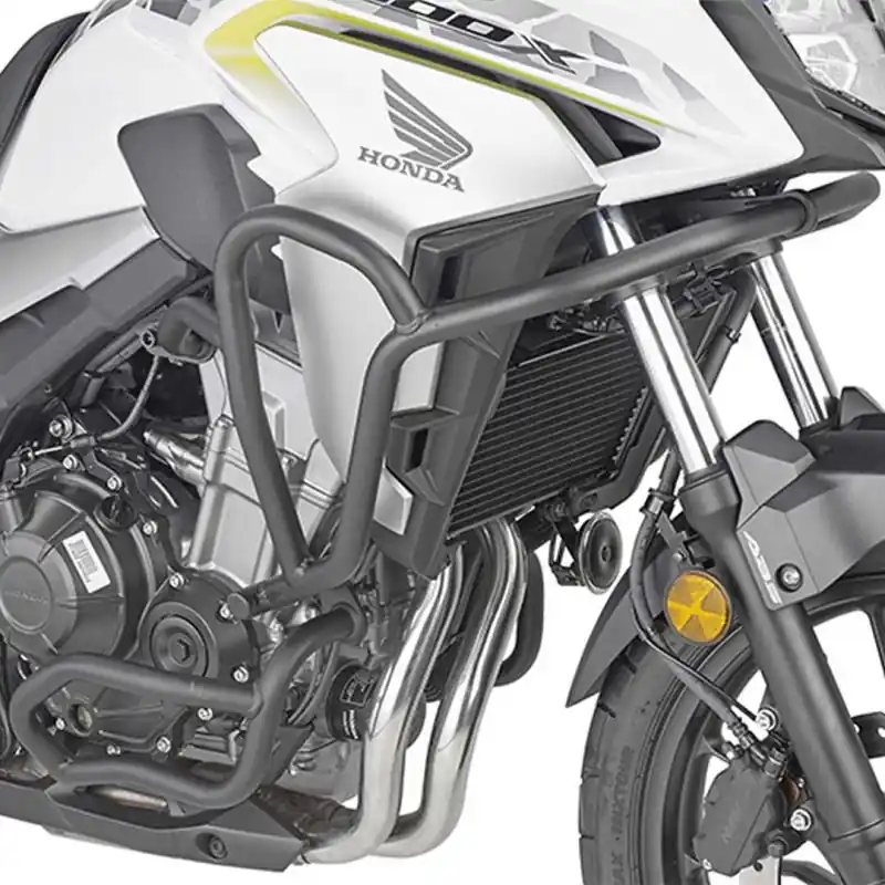 Ograniczona ilość KAPPA GMOLE OSŁONY SILNIKA HONDA CB 500 X (19-23) CZARNE - GÓRNE