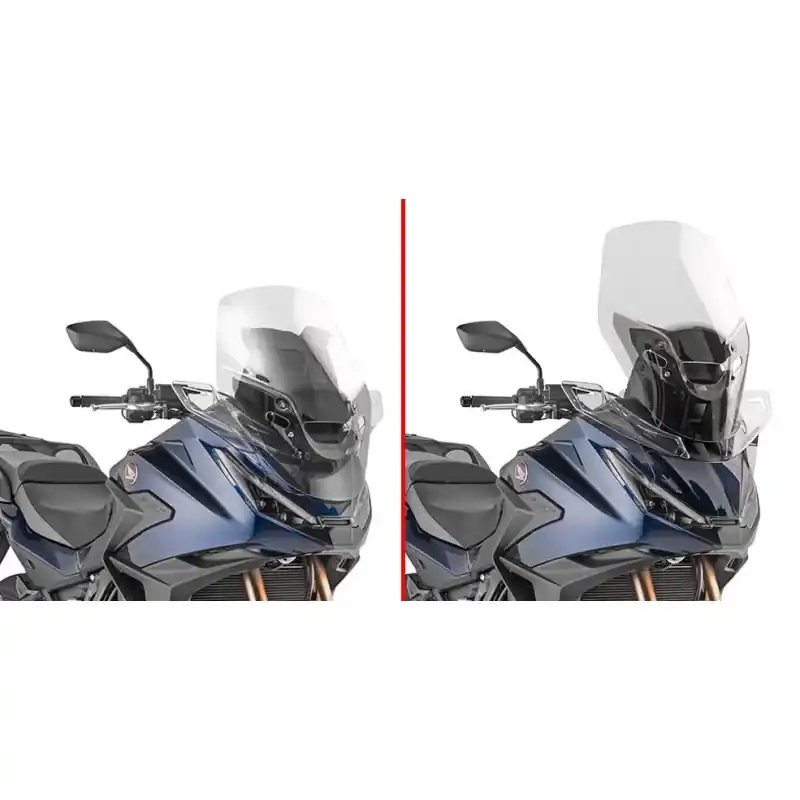 KAPPA SZYBA HONDA NT 1100 ‘25, 60 X 49 CM PRZEZROCZYSTA (11 CM WYŻSZA OD ORYGINALNEJ) Darmowy zwrot