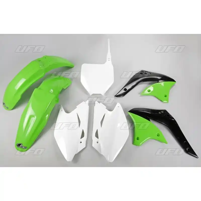 Bestseller UFO KOMPLET PLASTIKÓW KAWASAKI KXF 450 ‘06 KOLOR OEM (ZIELONY/BIAŁY) (KA205E999)