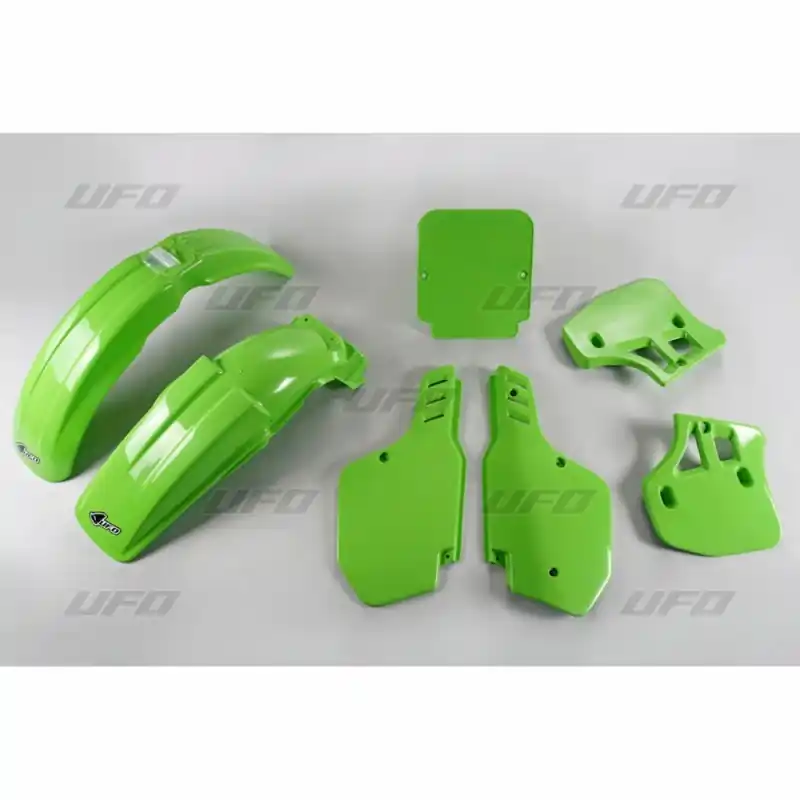 Ostatnia szansa UFO KOMPLET PLASTIKÓW KAWASAKI KX 250 / 500 ‘88, KOLOR ZIELONY (KA190E026)