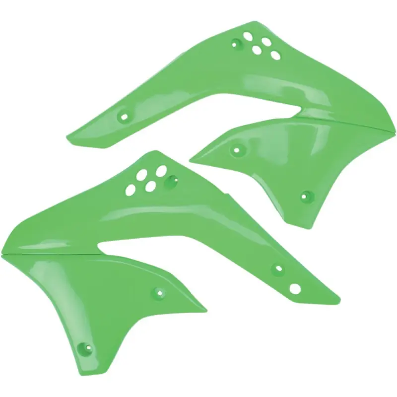 UFO OSŁONY CHŁODNICY KAWASAKI KXF 450 ‘06- ‘08 KOLOR ZIELONY - WYPRZEDAŻ Oferta limitowana