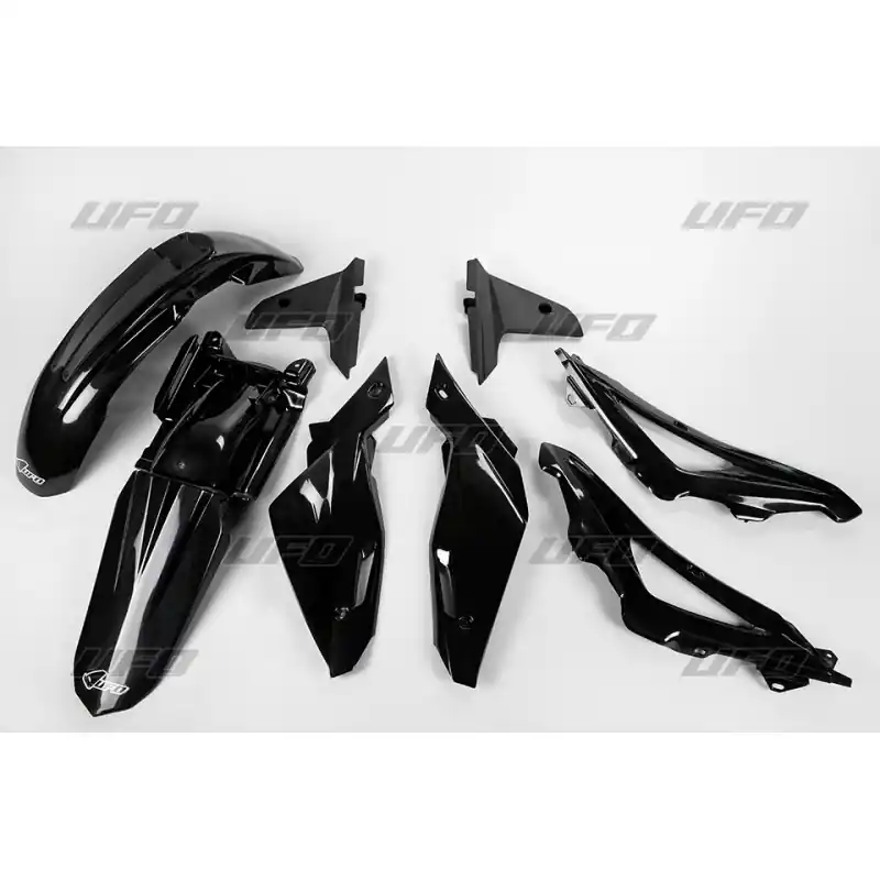 Wysoka jakość UFO KOMPLET PLASTIKÓW HUSQVARNA TC 250/300/450 ‘09- ‘13 KOLOR CZARNY (HU610E001)