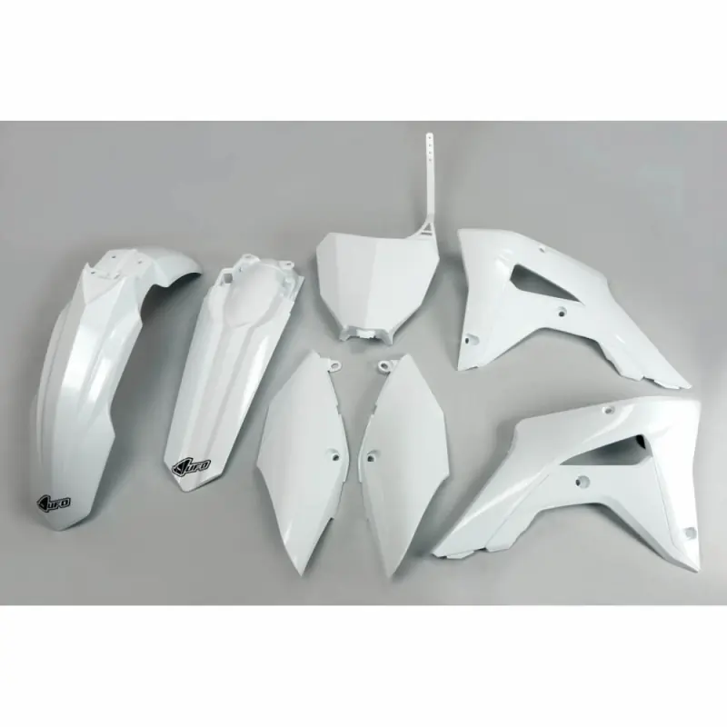Cena promocyjna UFO KOMPLET PLASTIKÓW HONDA CRF 250RX ‘19-21, CRF 450RX ‘17-20, KOLOR BIAŁY (HO120E041)