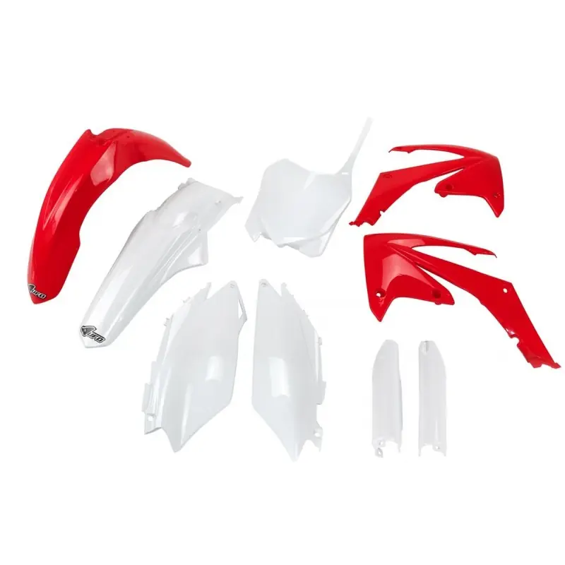Cena promocyjna UFO KOMPLET PLASTIKÓW (FULL KIT) Z OSŁONAMI TELESKOPÓW (AMORTYZATORÓW) HONDA CRF 250R ‘11- ‘13, CRF 450R 11-12 KOLOR OEM (CZERW