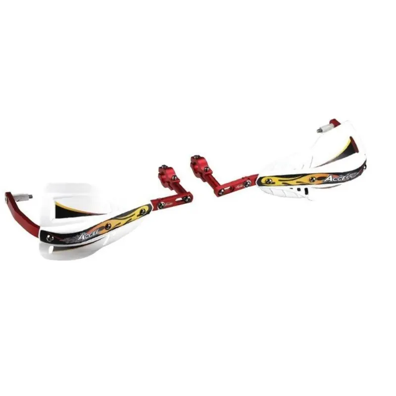ACCEL OSŁONY RĄK (HANDBARY) Z MOCOWANIEM ALUMINIOWYM ENDURO 28MM (HG- KOLOR NIEBIESKI, SD- KOLOR BIAŁY) Najlepsza cena