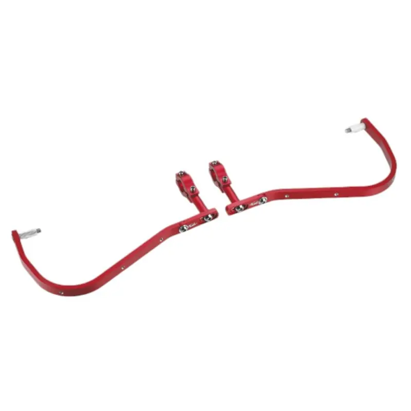 Bezpieczne zakupy ACCEL OSŁONY RĄK (HANDBARY) Z MOCOWANIEM ALUMINIOWYM ENDURO 22MM KOLOR CZERWONY (BEZ PLASTIKOWEJ OSŁONY SD02)