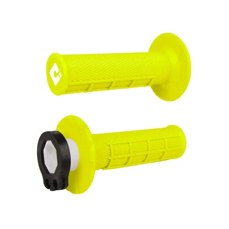 ODI MANETKI OFF ROAD HALF WAFFLE MX V2 LOCK-ON GRIP KOLOR FLUO ŻÓŁTY Oferta limitowana