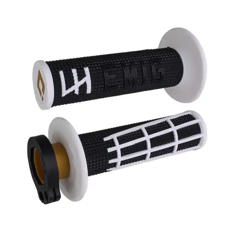Nie przegap ODI MANETKI OFF ROAD EMIG 2.0 V2 LOCK-ON GRIP KOLOR CZARNY BIAŁY
