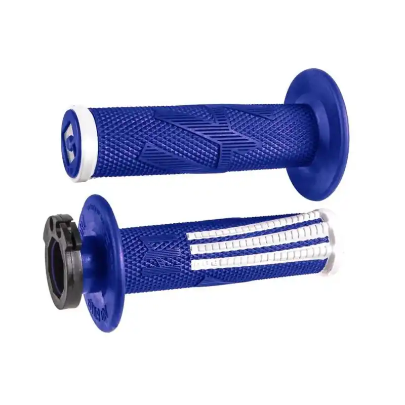 Obniżka ceny ODI MANETKI OFF ROAD EMIG PRO V2 LOCK-ON GRIP KOLOR NIEBIESKI BIAŁY