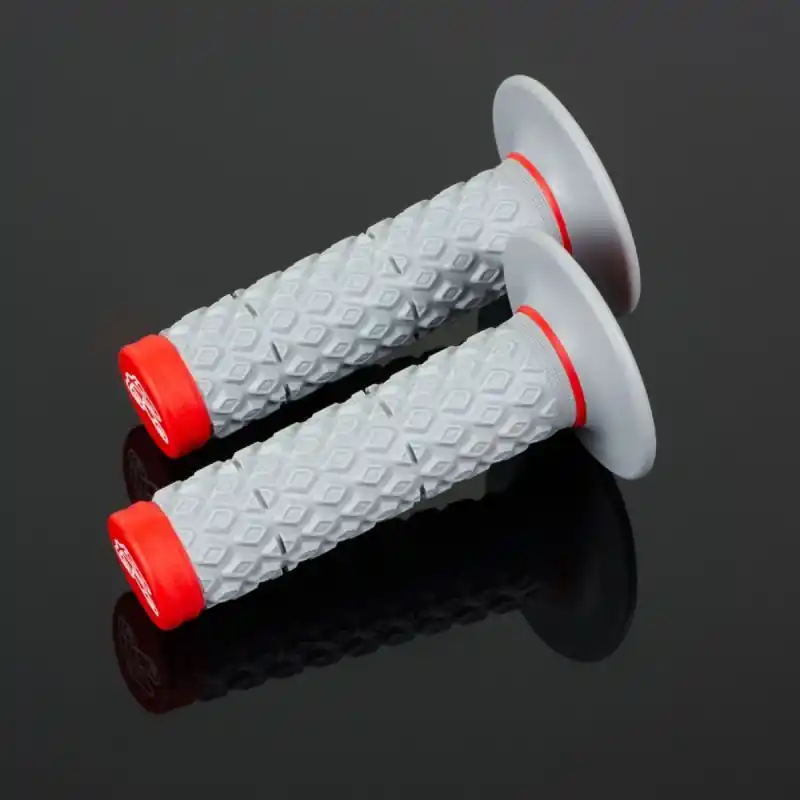 Ekspresowa dostawa RENTHAL MANETKI MX COMFORT GRIPS SOFT/FIRM KOLOR CZERWONY