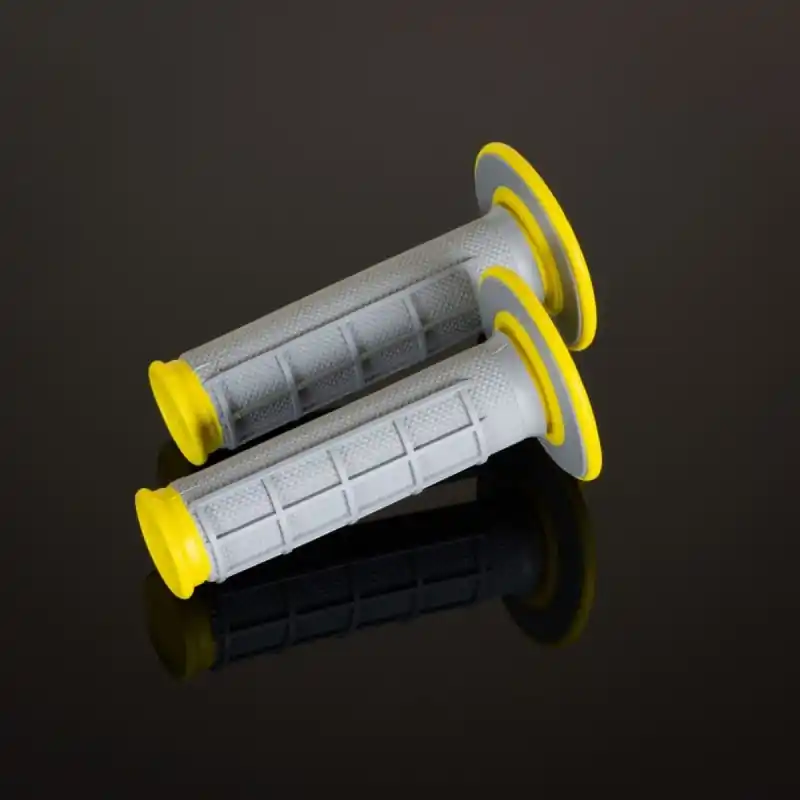 Bestseller RENTHAL PROMOCJA MANETKI MX DUAL COMPOUND DIAMONT YELLOW WAFF, DWUSKŁADNIKOWE KOLOR SZARY/ŻÓŁTY