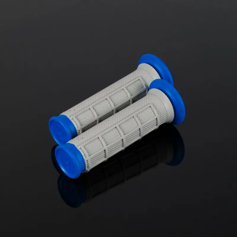 Taniej RENTHAL MANETKI ATV KEVLAR DUAL COMPOUND HALF WAFFLE BLUE , DWUSKŁADNIKOWE KOLOR SZARY/NIEBIESKI