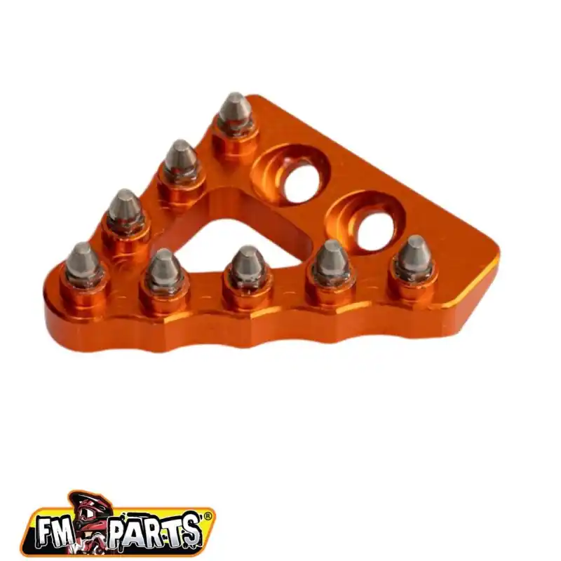 FM-PARTS STOPKA DŹWIGNI HAMULCA TYLNEGO (SZEROKA) KTM/HUSQVARNA KOLOR POMARAŃCZOWY Nowy