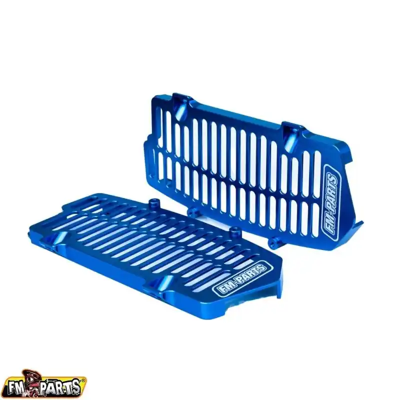 FM-PARTS OSŁONY CHŁODNICY (KRATKI) ALUMINIUM KTM/HUSQVARNA/GAS GAS ‘20- ‘26 TBI /TPI KOLOR NIEBIESKI Hit cenowy