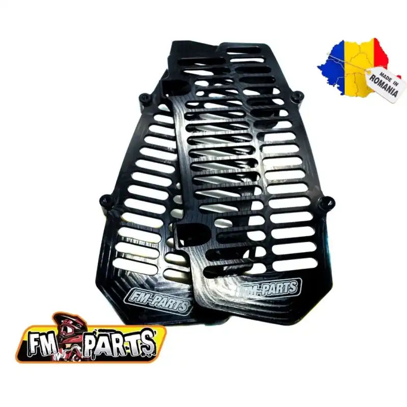 Promocja FM-PARTS OSŁONY CHŁODNICY (KRATKI) ALUMINIUM KTM / HUSQVARNA / GAS GAS ‘20- ‘23 KOLOR CZARNY