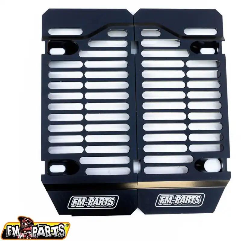 Promocja FM-PARTS OSŁONY CHŁODNICY (KRATKI) ALUMINIUM SHERCO ‘14- ‘24 KOLOR CZARNY